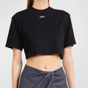 Women’s Off-White Crop Top